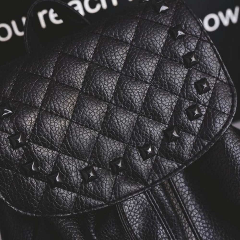 🎉HP🎉 🆕 DUBLIN Studded Vegan Leather Backpack - Picture 5 of 8